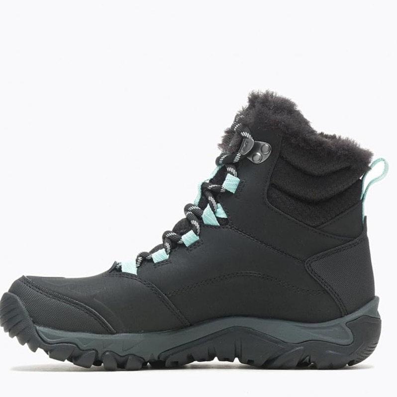 Merrell Black Winter Rain Boots With Waterproof Design